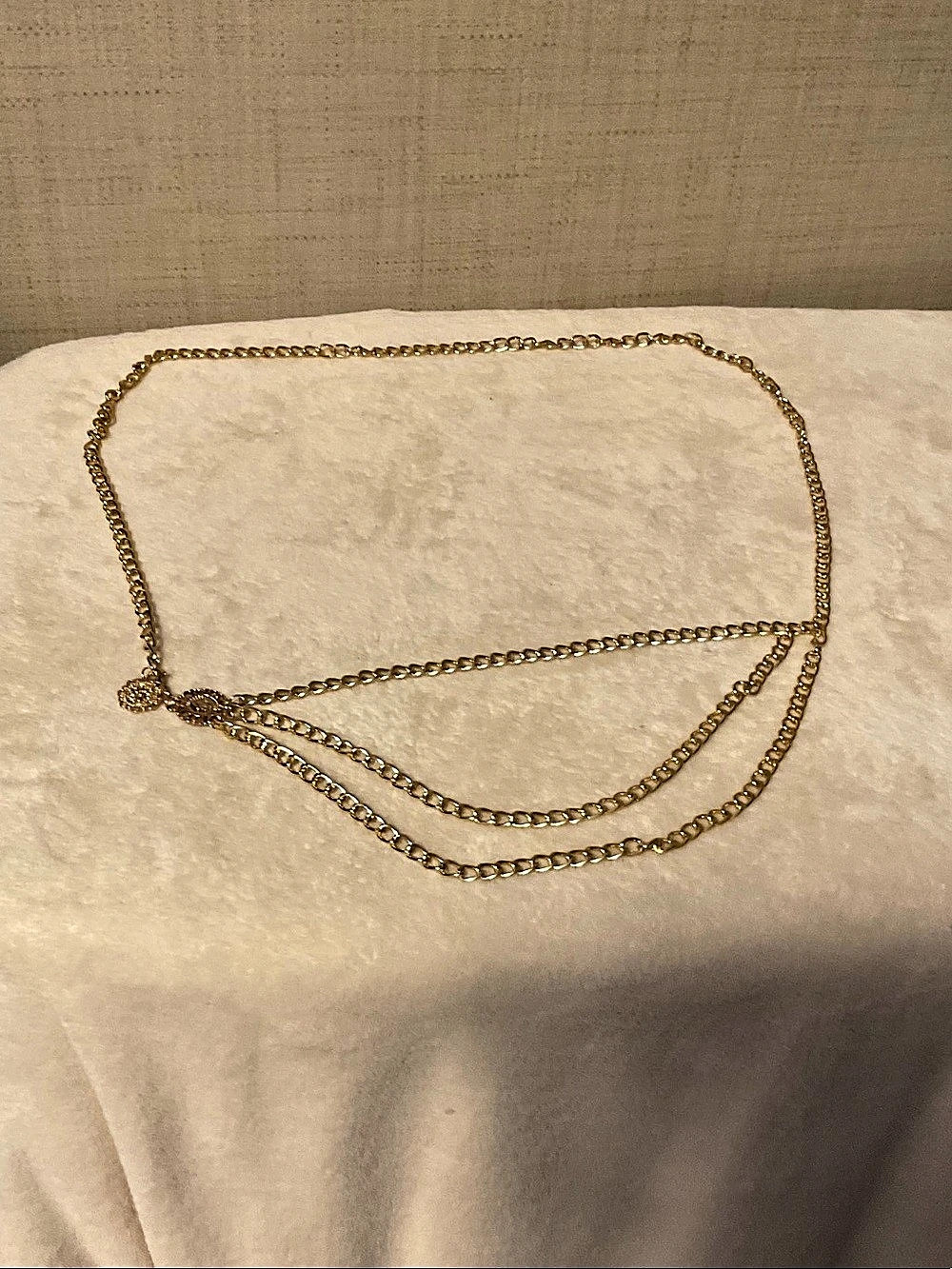 Body Belli Body Belly Chain Belt Gold Chain Belt NWT